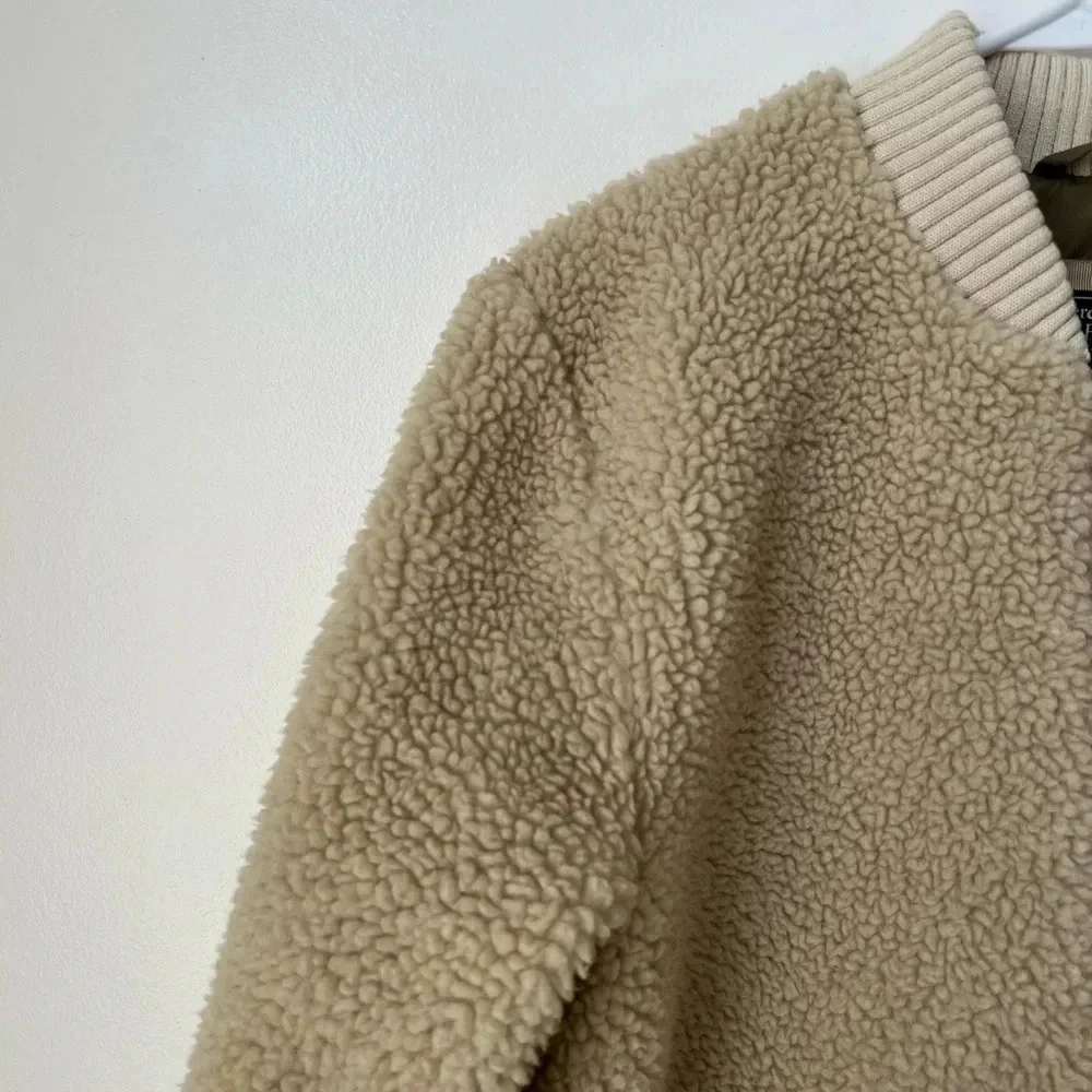 Abercrombie & Fitch Teddy Sherpa Coat - Picture 3 of 6